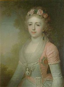Portrait de Aleksandra Pavlovna Romanov-Holstein-Gottorp (1783 - 1801)