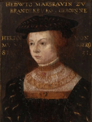 Portrait de Hedwig de Podiebrad (1508 - 1531)