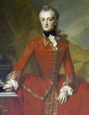 Portrait de Maria Anna von Sachsen (1728 - 1797)