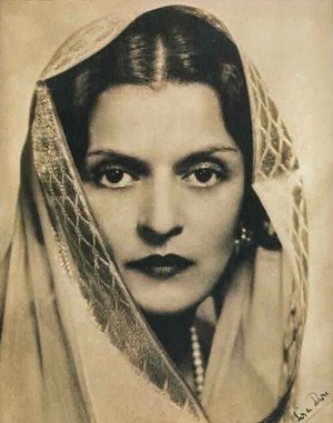 Portrait de Maharani of Cooch Behar (1892 - 1968)