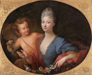 Portrait de Marie Anne Jacquette Papillon (1714 - 1764)