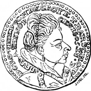Portrait de Dorothée de Croÿ (1575 - 1622)