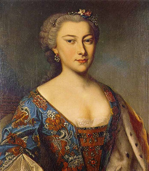 Portrait de Karoline von Nassau-Saarbrücken (1704 - 1774)