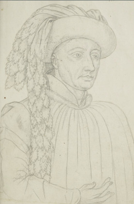 Portrait de Michel III de Ligne ( - 1468)