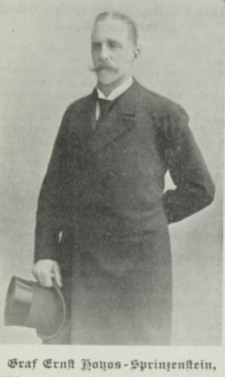 Portrait de Ernst Karl Hoyos (1830 - 1903)