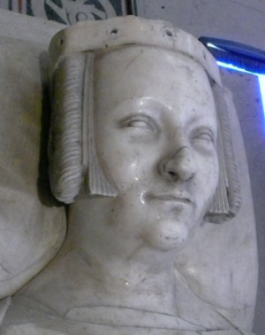 Portrait de María de La Cerda (1315 - 1379)