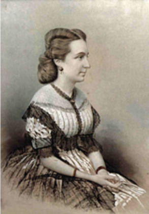 Portrait de Cécile Le Tessier de La Pommerie (1841 - 1927)