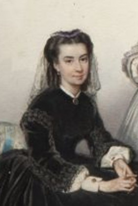 Portrait de Fanny de Nompère de Champagny (1825 - 1899)