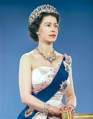 Portrait of Queen Elizabeth II (1926 - 2022)