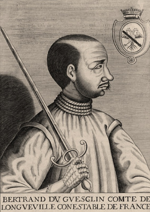 Portrait de Bertrand III du Guesclin (ca 1320 - 1380)