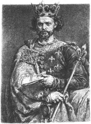 Portrait de Louis Ier de Hongrie (1326 - 1382)