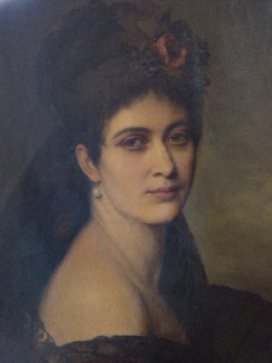 Portrait de Agnes Leclercq Joy (1844 - 1912)