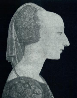 Portrait de Isotta degli Atti (1433 - 1474)