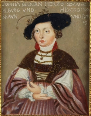 Portrait de Sophie von Mecklenburg-Schwerin (1508 - 1541)