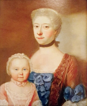 Portrait de Françoise Marie de Baussan (1732 - 1779)