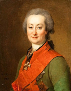 Portrait of Fiodor Grigorievitch Orlov (1741 - 1796)