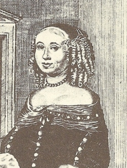 Portrait de Marie Elisabeth von Schleswig-Holstein-Gottorp (1634 - 1665)