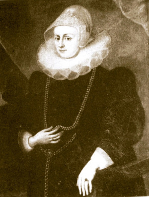 Portrait de Elisabeth von Spiegel zu Peckelsheim (1547 - 1587)