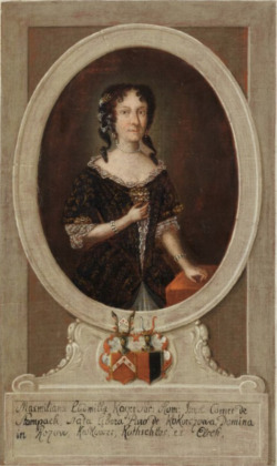 Portrait of Maximiliana Ludmila Kokorzowec von Kokorczowa