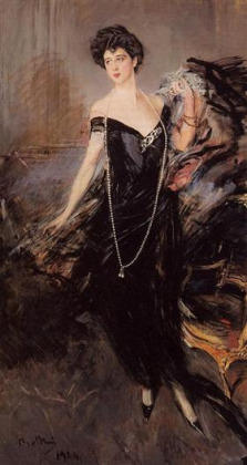 Portrait de Francesca Jacona della Motta di San Giuliano (1873 - 1950)