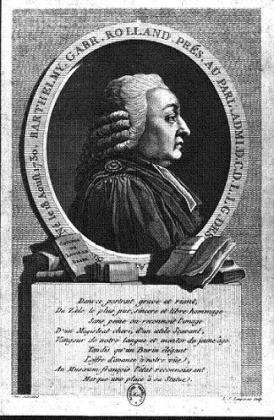 Portrait de Barthélemy Gabriel Rolland de Chambaudoin d'Erceville (1730 - 1794)