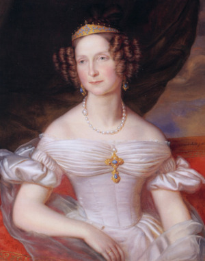 Portrait de Anna Romanov-Holstein-Gottorp (1795 - 1865)