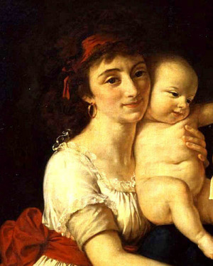 Portrait de Lucile Laridon-Duplessis (1771 - 1794)