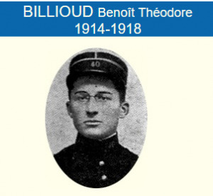 Portrait de Théodore Billioud (1890 - 1915)