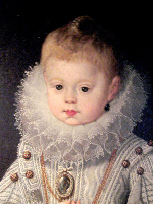 Portrait de Margarita Francesca von Habsburg (1610 - 1617)