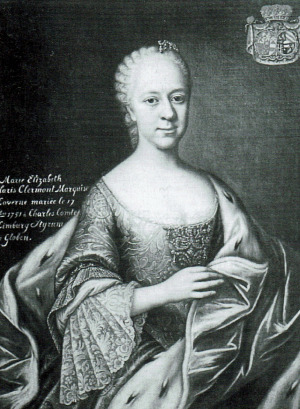 Portrait de Marie Élisabeth de Claris-Walincourt (1736 - 1780)