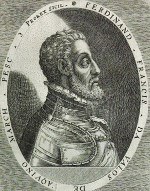Portrait de Fernando Francisco de Ávalos Aquino y Cardona, (1490 - 1525)
