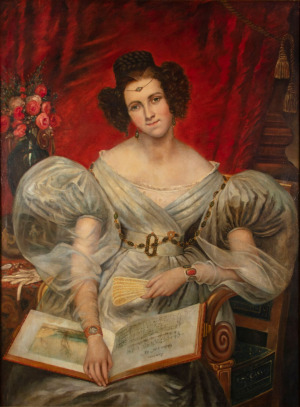 Portrait of Marie Augustine Antoinette Le Boucher des Fontaines ( - 1860)