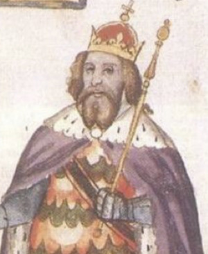 Portrait of Malcolm III of Scotland (1031 - 1093)