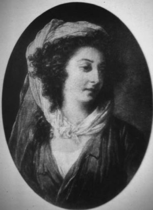 Portrait de Adélaïde Helvetius (1754 - 1817)