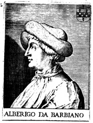 Portrait de Alberico da Barbiano (1344 - 1406)