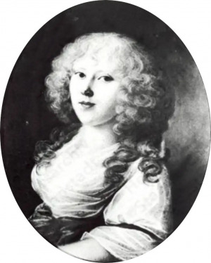 Portrait de Auguste Friederike von Hessen-Homburg (1776 - 1871)