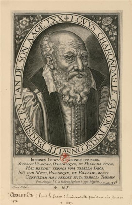 Portrait de Charondas (1536 - 1613)