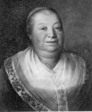 Portrait de Élisabeth Hofer (1725 - 1793)