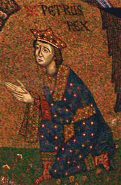 Portrait de Pierre II de Sicile (1305 - 1342)