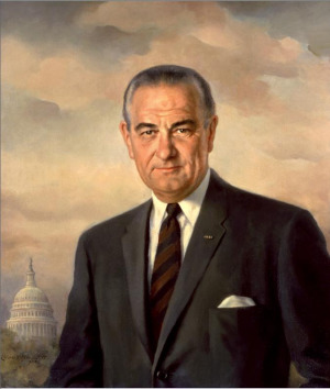 Portrait de Lyndon B. Johnson (1908 - 1973)