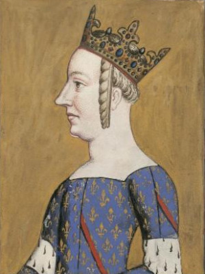 Portrait de Jeanne de Bourbon (1337 - 1378)