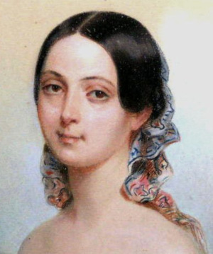 Portrait of Paule Anne de Beuverand de La Loyère (1817 - 1864)