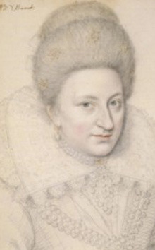 Portrait de Marguerite de Mandelot (1570 - 1593)