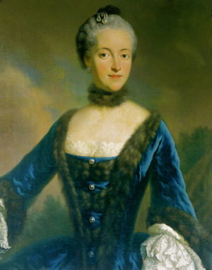 Portrait de Maria Josefa von Wittelsbach (1739 - 1767)