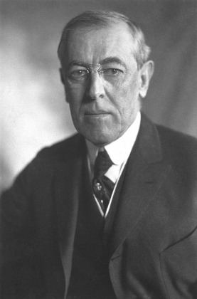 Portrait de Woodrow Wilson (1856 - 1924)