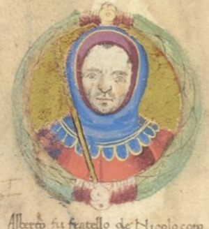 Portrait de Alberto d'Este (1347 - 1393)