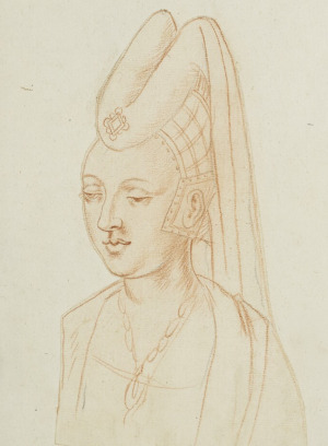 Portrait de Yolande de Bourgogne (ca 1436 - 1470)