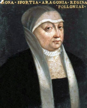 Portrait de Bona Sforza (1494 - 1557)