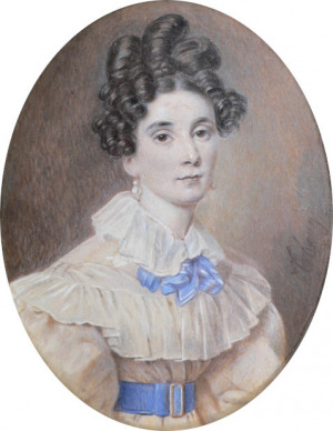 Portrait de Alexandrine Joséphine d'Estampes (1794 - 1869)