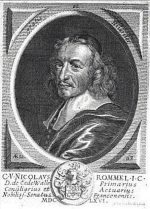 Portrait de Nicolas Rommel (1603 - 1669)